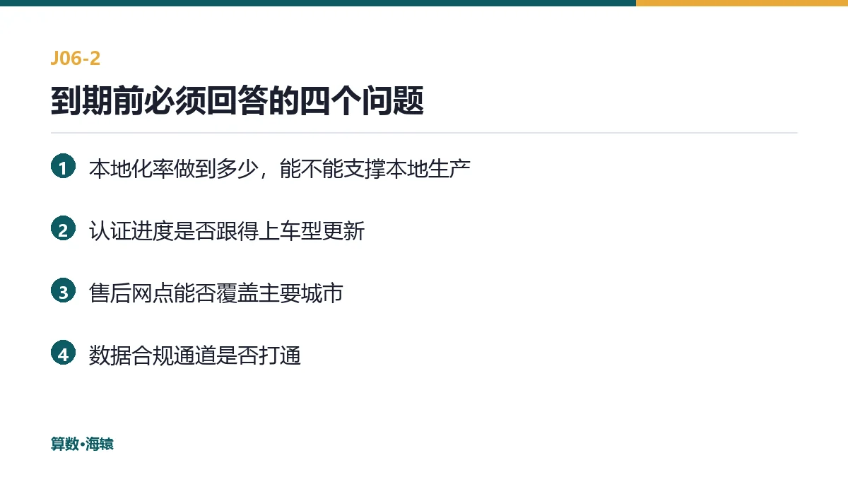 到期前必须回答的四个问题