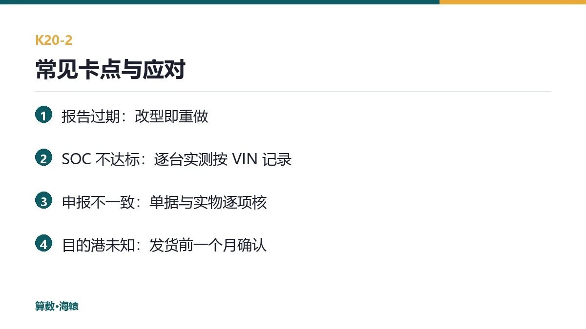 常见卡点与应对方式