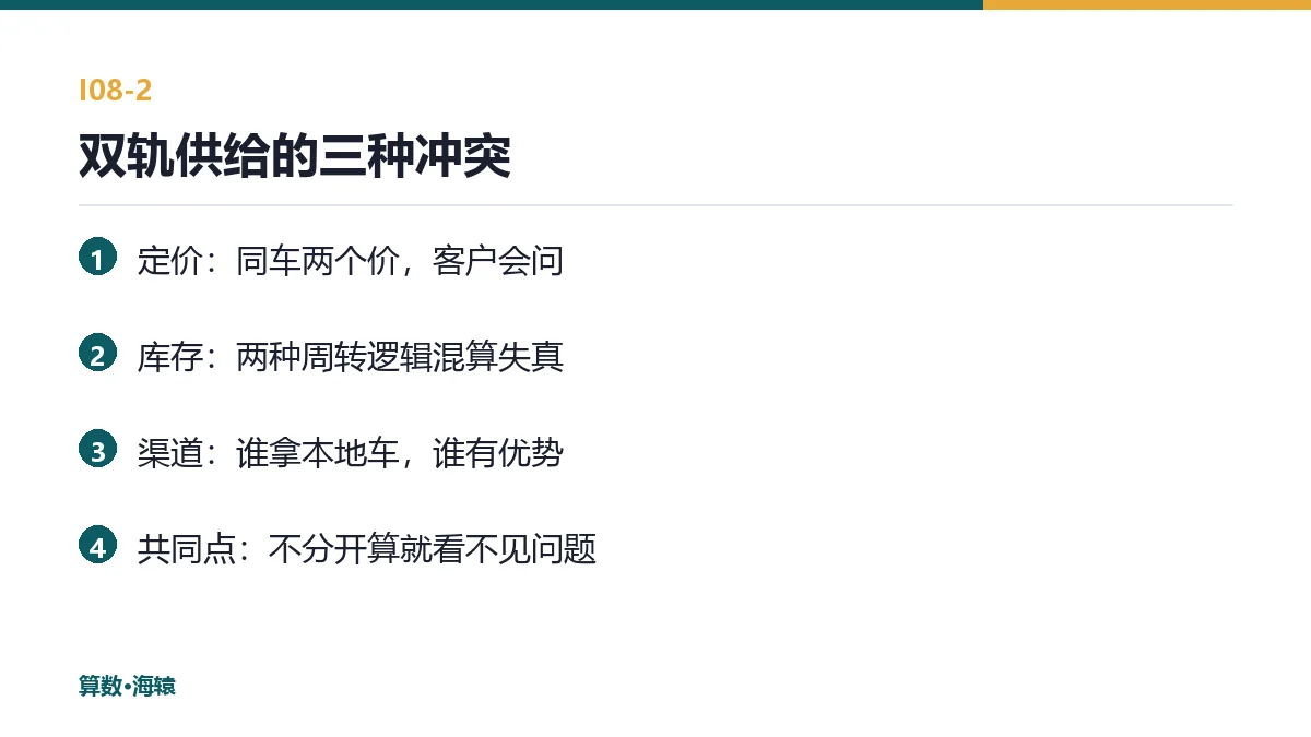 双轨供给的三种冲突