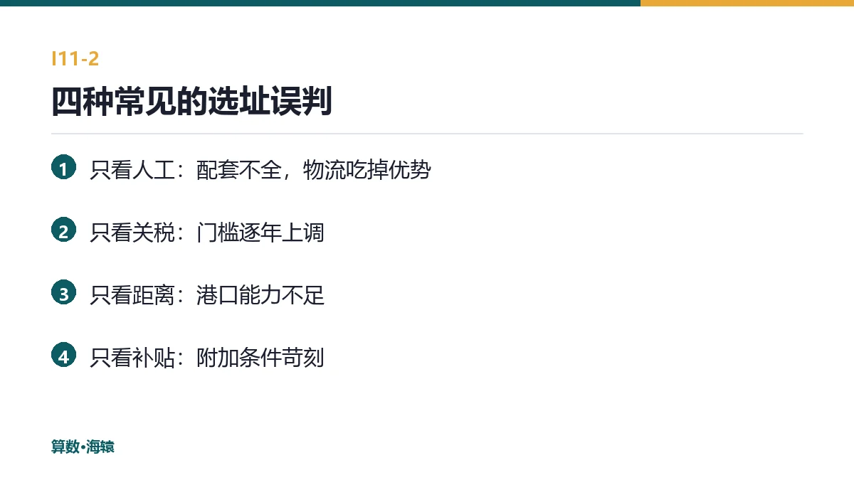 四种常见的选址误判