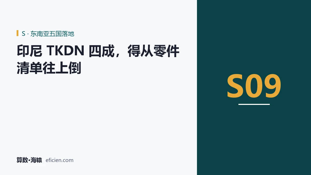 四成从清单倒推