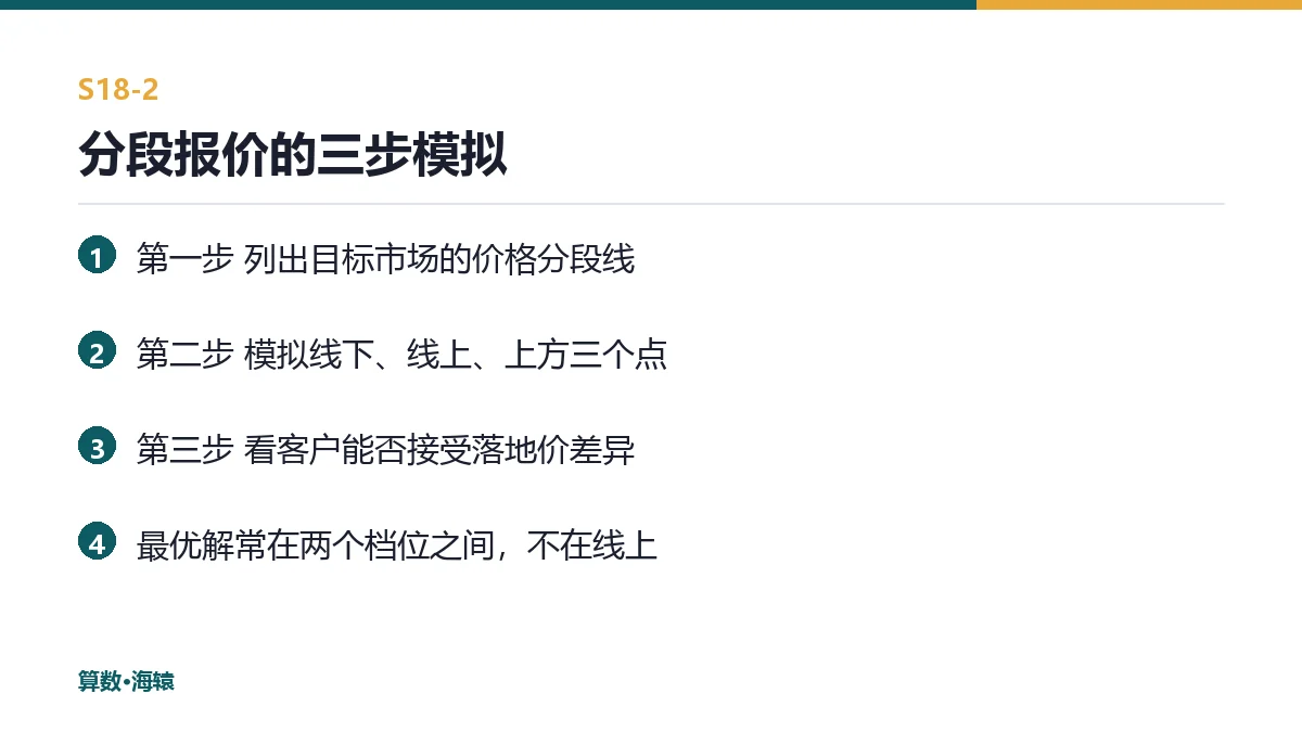 分段报价的三步模拟