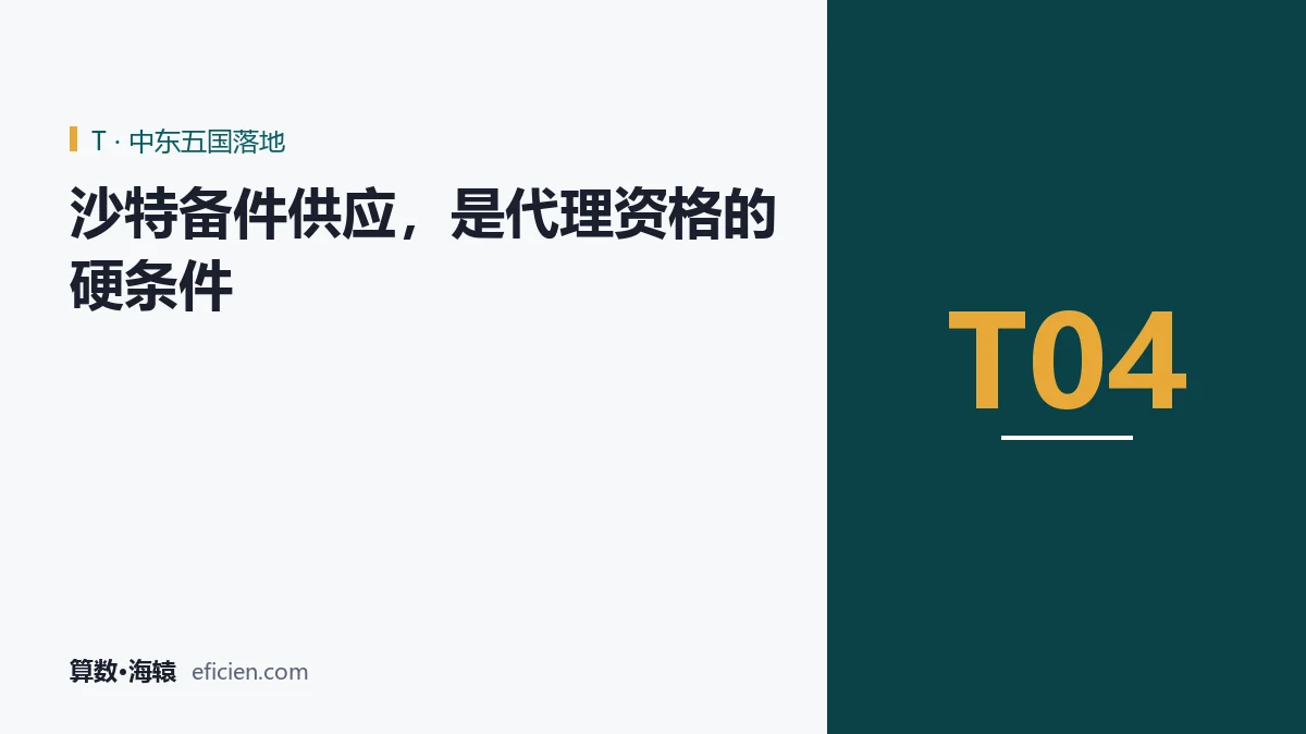 备件是准入成本