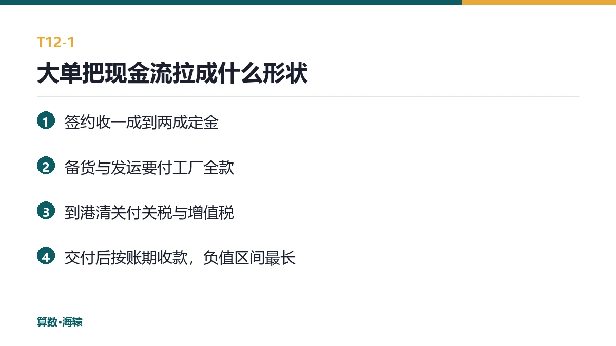 大单把现金流拉成什么形状
